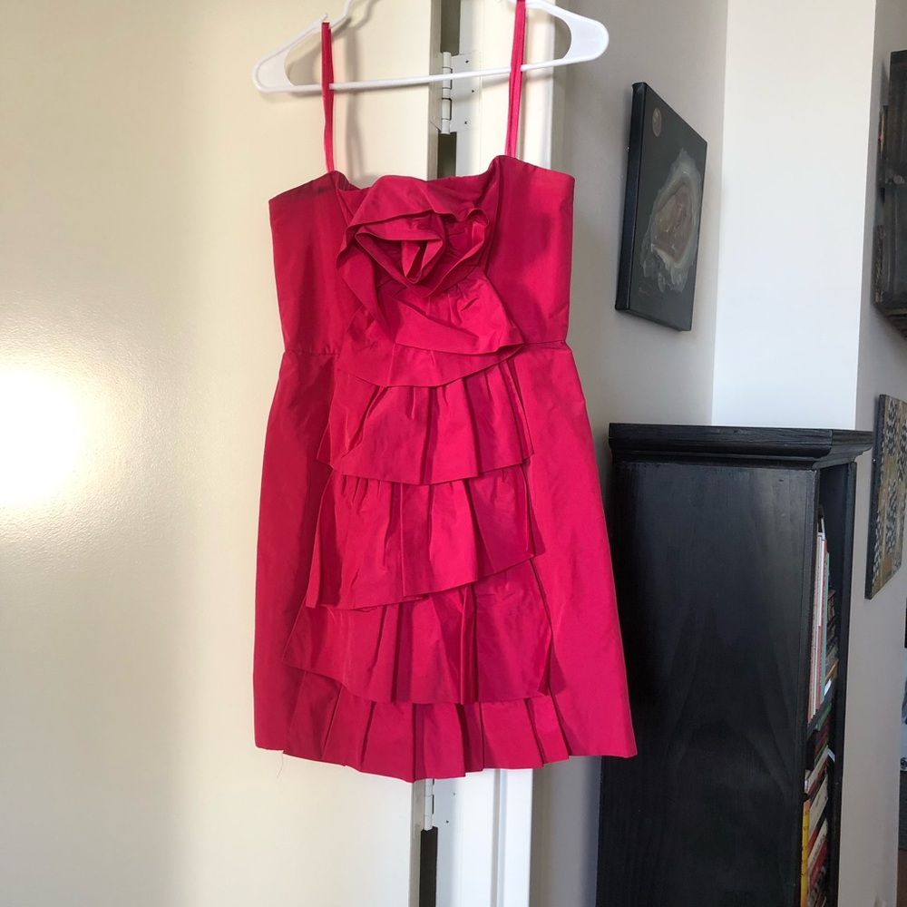 BCBGMaxAzria Vibrant Pink Dress